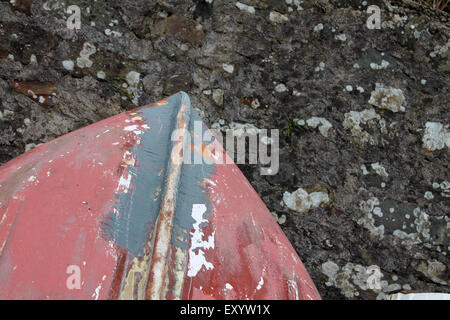 Boot-Detail, Unterstadt, Fishguard, Pembrokeshire, Westwales. UK Stockfoto