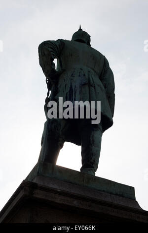 Statue von Bismarck, Düsseldorf, Deutschland. Stockfoto