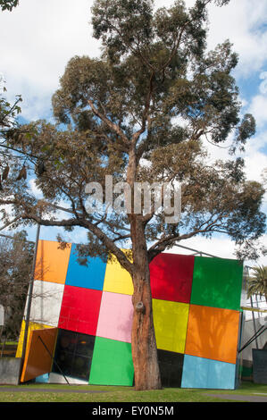 Rubiks Cube-Stil Kindergalerie im Melbourne Museum, Australien Stockfoto