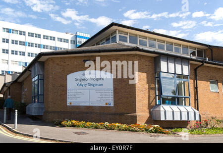 Singleton Krankenhaus, Swansea, Südwales, West Glamorgan, UK Stockfoto