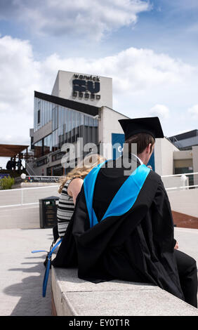 2015 Absolventen der Universität Warwick Stockfoto