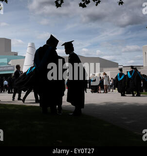 2015 Absolventen der Universität Warwick Stockfoto