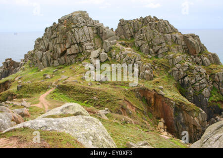 Treryn Dinas Fort Treen Cornwall England UK Stockfoto