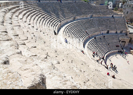 Das römische Theater in Amman, Jordanien. Stockfoto