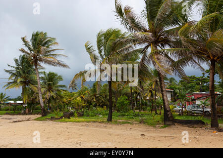 Windige Tropensturm auf Corn Island, Nicaragua Stockfoto