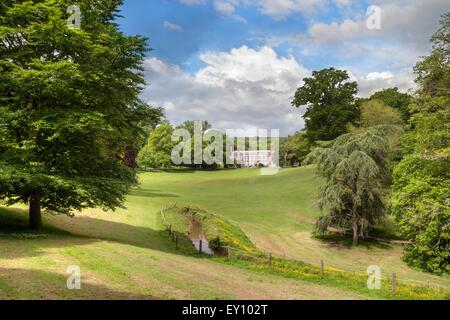 Cockington Court in der Nähe von Torquay, Devon, England. Stockfoto