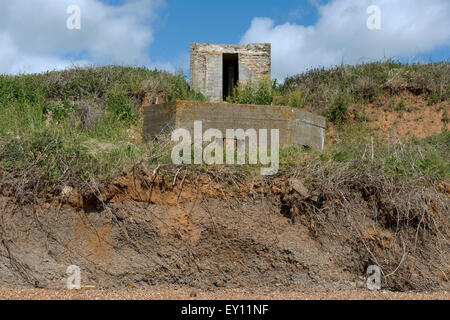 Weltkrieg zwei Bunker Bawdsey Suffolk UK Stockfoto