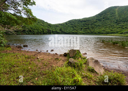 Crater Lake auf der Oberseite Maderas Vulkan auf der Insel Ometepe, Nicaragua Stockfoto