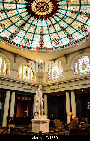 Das "Palm Court", die Jefferson Hotel, 101 West Franklin Street, Richmond, Virginia Stockfoto