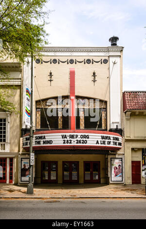 Virginia Rep Center, Sara Belle und Neil November Theatre (ehemals The Regency Theater), 114 West Broad Street, Richmond, VA Stockfoto