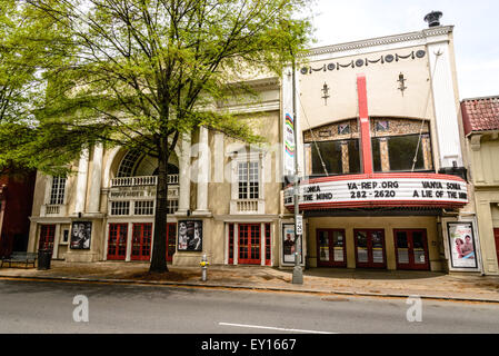 Virginia Rep Center, Sara Belle und Neil November Theatre (ehemals The Regency Theater), 114 West Broad Street, Richmond, VA Stockfoto