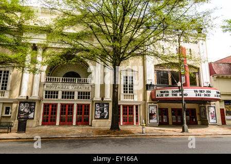 Virginia Rep Center, Sara Belle und Neil November Theatre (ehemals The Regency Theater), 114 West Broad Street, Richmond, VA Stockfoto