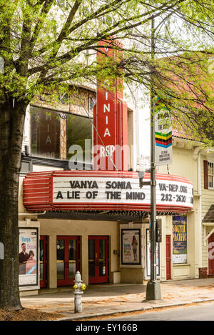 Virginia Rep Center, Sara Belle und Neil November Theatre (ehemals The Regency Theater), 114 West Broad Street, Richmond, VA Stockfoto