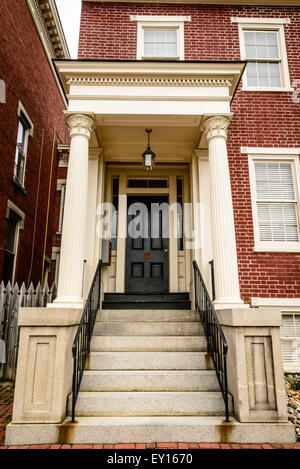 Historischen Büros Richmond Stiftung, Allen Doppelhaus, 4 East Main Street, Richmond, Virginia Stockfoto