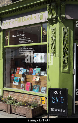 Herne Hill Books, Railton Road, Herne Hill, London Stockfoto