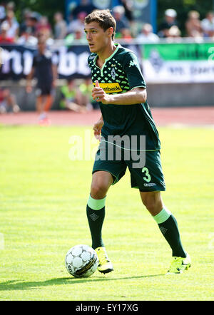 Rottach-Egern, Deutschland. 19. Juli 2015. Fußball-Testspiel: Borussia Moenchengladbach - Standard Lüttich findet in Rottach-Egern, Deutschland, 19. Juli 2015. Mönchengladbach Andreas Christensen in Aktion. Foto: Daniel Naupold/Dpa/Alamy Live News Stockfoto