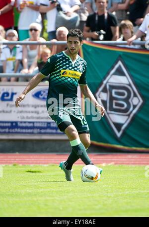 Rottach-Egern, Deutschland. 19. Juli 2015. Fußball-Testspiel: Borussia Moenchengladbach - Standard Lüttich findet in Rottach-Egern, Deutschland, 19. Juli 2015. Mönchengladbach Lars Stindl während des Spiels. Foto: Daniel Naupold/Dpa/Alamy Live News Stockfoto