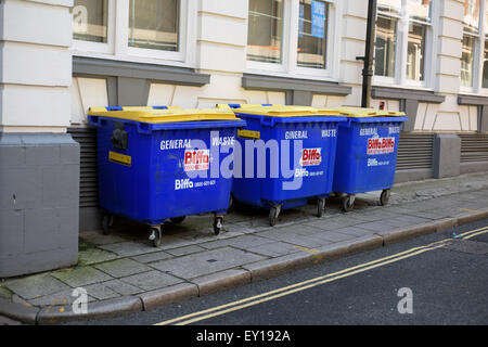 Biffa allgemeinen Abfall-Behälter Stockfoto