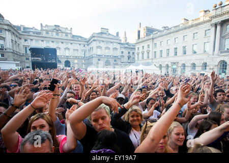 London, Großbritannien-19. Juli 2015. Jessie J, Sommerserie, Somerset House. Bildnachweis: Robert Stainforth/Alamy Live-Nachrichten Stockfoto