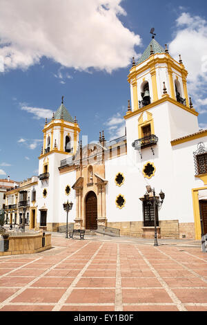 Kirche der Muttergottes von Socorro in Ronda (Spanien) Stockfoto