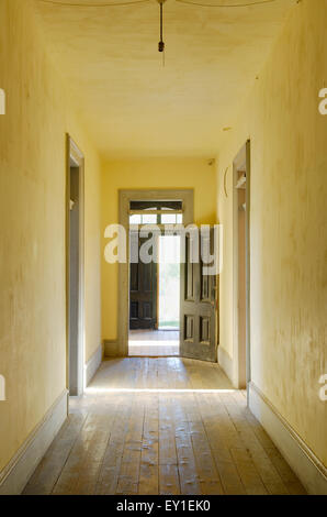 Flur des Hotels Meade, Bannack Staatspark Montana Stockfoto
