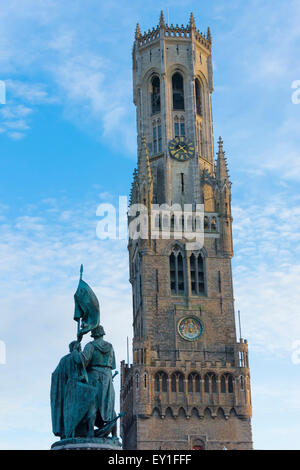 Die Belfort in Brügge Stockfoto