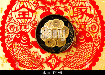 Währung, alte Münze, sei es Bounty jedes Jahr, Stockfoto