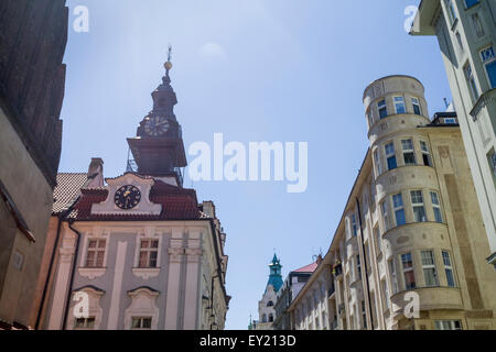 Alte neue Synagoge, Prag, Praha, Czech Republic Stockfoto