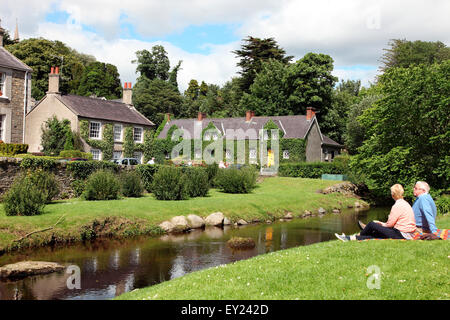 Fluss Kilbroney, Rostrevor County Down. Stockfoto