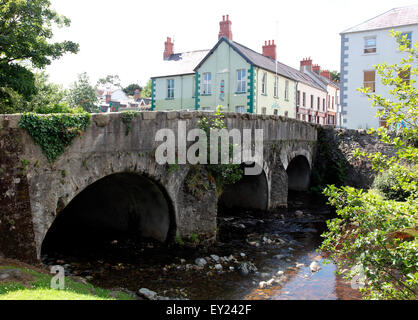 Die alte Brücke in Rostrevor Grafschaft, Nord-Irland Stockfoto
