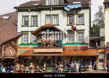 Haus der 1000 Uhren Triberg, Schwarzwald, Deutschland Stockfoto