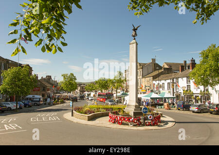 Skipton (Skipton in Craven) Stadtzentrum, North Yorkshire, England, UK Stockfoto