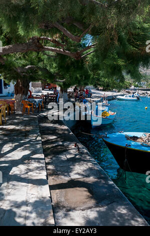 Agios Antonios, Tilos. Stockfoto