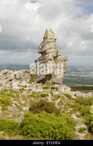 Stiperstones National Nature Reserve, Shropshire, England, UK Stockfoto