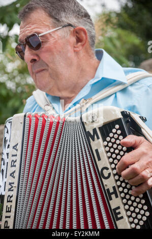 L'Accordion Festival, Maison De La Vie Rurale, Vendee, Frankreich Stockfoto