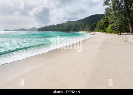 Anse Takamaka im Süden von Mahé, Seychellen Stockfoto