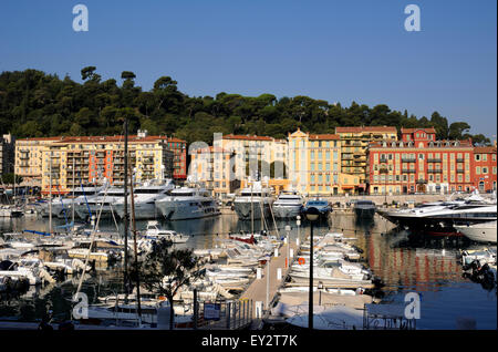 Frankreich, Nizza, Hafen Stockfoto