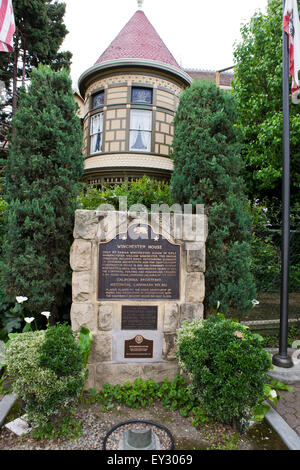 WINCHESTER-Haus erbaut von Sarah Winchester, Stockfoto