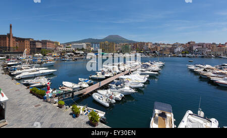 Torre Del Greco (Napoli, Italien) - ein Blick auf den Hafen Stockfoto