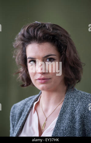 Journalist Alev Scott am Edinburgh International Book Festival erscheinen. Stockfoto