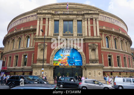 Royal Albert Hall, Kensington, London in der ersten Nacht der Proms, 17. Juli 2015 Stockfoto