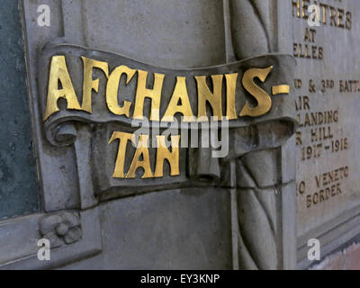 Afghanistan-Denkmal in Carlisle Kathedrale, Cumbria, England, UK Stockfoto