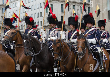 Brüssel, Belgien. 21. Juli 2015. Die Zeremonie (Te Deum Masse) während der belgischen Nationalfeiertag in Saint Michael Cathedral stattfand. Bildnachweis: Jonathan Raa/Pacific Press/Alamy Live-Nachrichten Stockfoto