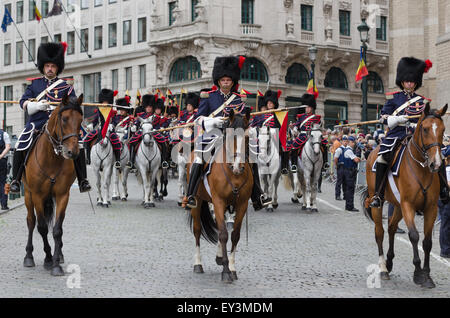 Brüssel, Belgien. 21. Juli 2015. Die Zeremonie (Te Deum Masse) während der belgischen Nationalfeiertag in Saint Michael Cathedral stattfand. Bildnachweis: Jonathan Raa/Pacific Press/Alamy Live-Nachrichten Stockfoto