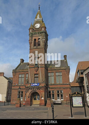 Annan Town Hall, Annan, Dumfries & Galloway - Council Chambers, 16 High St , Municipal Buildings, Annan, Schottland, UK DG12 6AQ Stockfoto