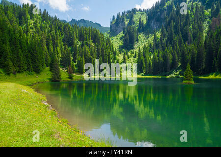 See la Mouille in den Alpen, Frankreich. Stockfoto