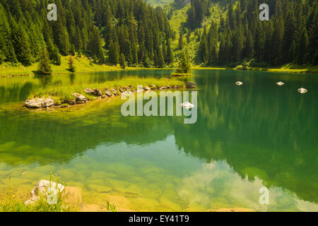 See la Mouille in den Alpen, Frankreich. Stockfoto