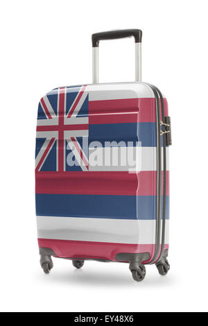 Koffer lackiert in uns Staatsflagge - Hawaii Stockfoto