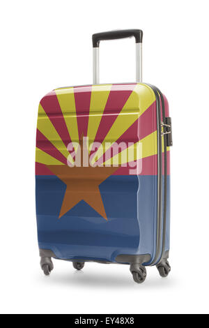 Koffer lackiert in uns Staatsflagge - Arizona Stockfoto