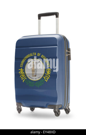 Koffer lackiert in uns Staatsflagge - Kentucky Stockfoto